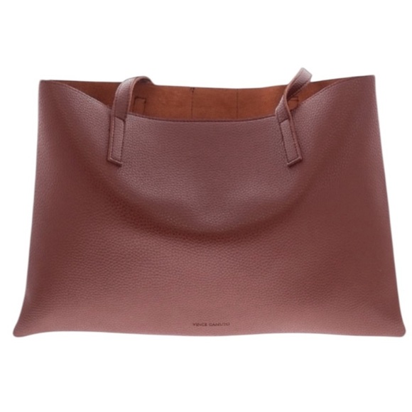 NWOT VINCE CAMUTO Pebble Leather Shoulder Tote Bag - Picture 6 of 6